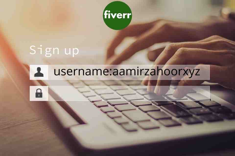 Username sign up box