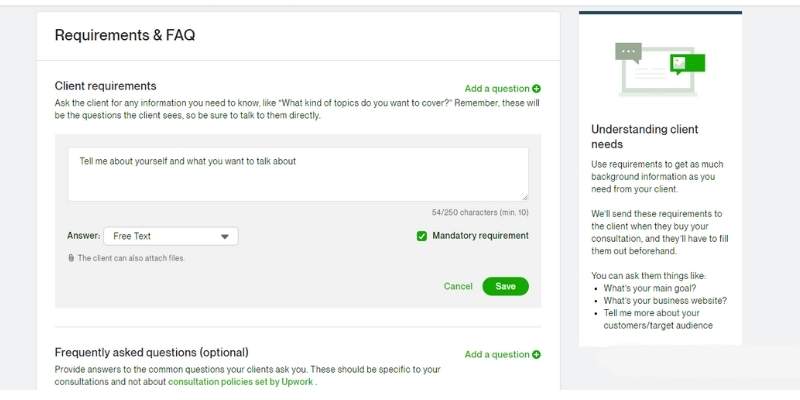 Requirements and FAQs