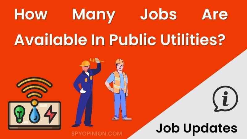 How Many Jobs Are Available In Public Utilities