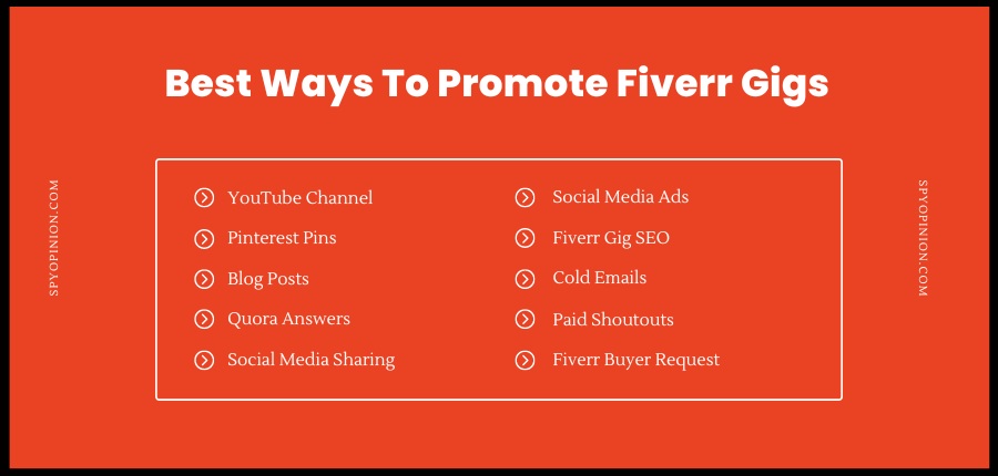 Tips To Promote Fiverr Gigs