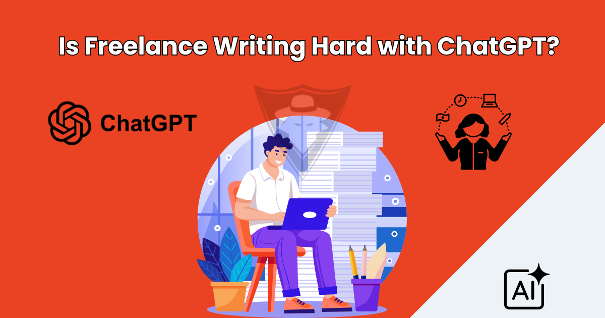 Freelance writer using ChatGPT for content writing in 2025