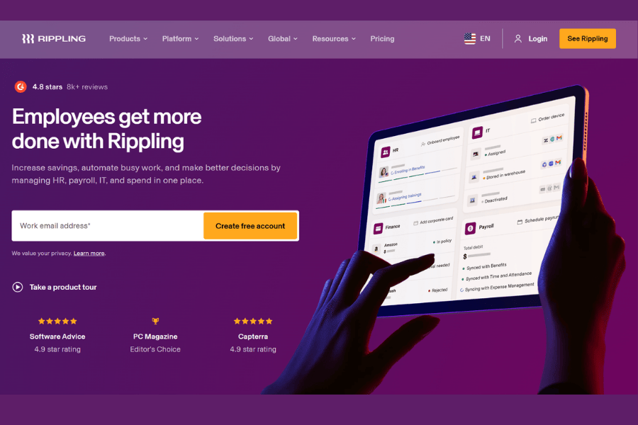 Choose Rippling for Hiring in France